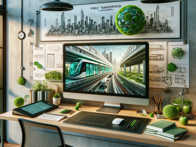 El curso de V-Ray que te enseña a hacer renders de proyectos de diseño de espacios para el transporte público y la movilidad sostenible