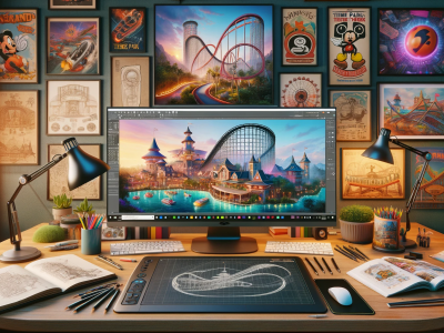 El curso de V-Ray que te lleva a crear renders de proyectos de diseño de parques temáticos