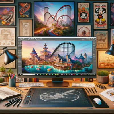 El curso de V-Ray que te lleva a crear renders de proyectos de diseño de parques temáticos