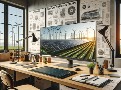 ¡Descubre cómo hacer renders de proyectos de diseño de espacios para la energía renovable con nuestro curso de V-Ray!