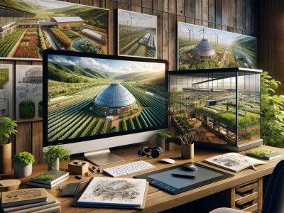 Aprende a crear renders de proyectos de diseño de espacios para la agricultura y la alimentación con nuestro curso de V-Ray