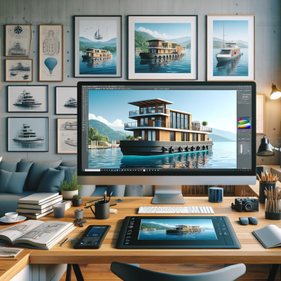 Aprende a crear renders de proyectos de diseño de casas flotantes con nuestro curso de V-Ray