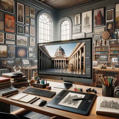 El curso de V-Ray que te enseña a hacer renders de proyectos de diseño de espacios para museos